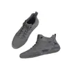 Zapatos Originales Gongyang para Hombre 2026 Otoño/Invierno Nuevos Zapatos Deportivos de Piel Genuina para Hombre Calzado Casual Cálido de Exterior de Caña Alta