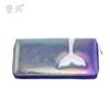 Nueva versión coreana de parche de sirena Pu láser billetera larga para mujer bolsa para tarjetas billetera mayoristas fabricantes de Yiwu Dengxing