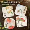 Etiquetas especiales con forma de Festival de Medio Otoño de estilo chino elegante, pastel de luna de regalo de Medio Otoño, pastel de yema de huevo, etiquetas y adornos decorativos para caja de regalo de frutas
