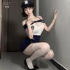 Xianyi Lencería Sexy Uniforme de Cosplay de Policewoman Sexy Estilo Abstinentemente Caliente Dama Madura Discoteca 8002 Cosplay de Policewoman