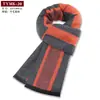 2025 Bufanda Nueva de Lana para Hombre Mezclada Invierno Cálida Engrosada Bufanda para Hombre Fabricante Lista para Enviar Venta al por Mayor