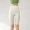 Shorts de Fitness Yoga de Secado Rápido de Cintura Alta, Alternativa Lulu, Pantalones Cortos de Verano de Cinco Puntos Tiburón, Leggings que No Requieren Usar Ropa Interior