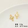Acessórios artesanais DIY liga coreana simples diamante incrustado pérola borboleta pequeno pingente brincos colar pulseira material W