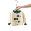 Jaqueta Suéter Infantil, Cardigã Suéter de Menino, Jaqueta de Bebê, Nova Roupa de Exterior para Criança Pequena, Roupa de Outono