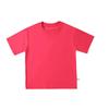 Camiseta infantil de manga curta de verão 260g roupas masculinas meninas algodão bebê crianças grandes gola redonda algodão manga meia curta camiseta