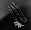 Collar de acero de titanio para Otoño e Invierno cadena de suéter animal mismo estilo para hombres y mujeres mezcla y combina personalidad moda moderna joyería versátil simple