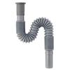 Tubo de Drenaje para Lavabo al por Mayor Universal Telescópico de Plástico Extensible con Manguera de Alambre de Acero Tubo de Drenaje Doméstico Anti-Olor