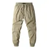 Pantalones de Trabajo de Color Sólido para Hombre de Primavera y Otoño, Nuevos, Rectos, Holgados, Cómodos, Adelgazantes, Deportivos, Casuales, Venta al por Mayor, para Niños