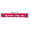 Banner de Natal Novo Transfronteiriço Feliz Ano Novo Tecido de Fundo Temático Decoração de Cena de Festa Bandeira Pendurada