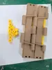 Placa de Transferencia Pequeña con Rodamientos de Bolas Placa de Cadena Transportadora de Bolas Pequeñas POM Puente de Conexión Azul para Transportador de Perlas