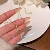 Colar de Aço Titânio Estilo Japonês e Coreano Design de Nicho Série Feminina Forma Geométrica Estilo Quente da Internet Corrente de Clavícula Tendência Atacado