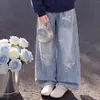 Jaqueta com Capuz Nova para Meninas Primavera/Outono 2026 com Jeans Estampado de Estrelas, Conjunto Fashion e Versátil
