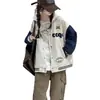 Chaqueta de Primavera y Otoño para Niñas 2026 Nueva Moda Colorido Bloque de Color Chaqueta de Béisbol para Niños Mayores, Estilo Coreano Casual Chaqueta Tendencia