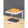 Suporte de armazenamento para roteador Caixa de armazenamento de mesa Suporte de armazenamento para decodificador de TV pequeno multicamadas