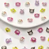 Estilo Mixto Divertido Sanrio Labubu Dibujos Animados Accesorios para Uñas Lindos Accesorios de Resina para Uñas Accesorios para Joyería DIY
