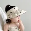 Sombrero para Bebé para Primavera y Verano, Ala Ancha, Sombrero de Copa Abierta, Diseño Lindo de Dibujos Animados, Sombrero Protector Solar para Bebés y Niños Pequeños, Sombrero de Sol para Niños Pequeños