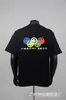 2026 Verão Unissex Cort Alcatraz Caimento Solto Camiseta Manga Curta Masculina Logo Carta Camiseta Jovem Casual Manga Curta