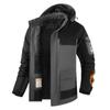 Chaqueta Gruesa de Algodón con Forro Polar Transfronteriza para Exteriores, Chaqueta de Montañismo a Prueba de Viento e Impermeable de Talla Grande, Ropa de Trabajo y Chaqueta Softshell