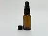 Frasco Essencial de Óleo Marrom à Prova de Luz 5-100ml, Frasco com Conta-gotas 30ml 50ml, Frasco com Borrifador Pump para Cosméticos