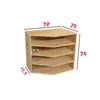 Caja de Almacenamiento de Escritorio de Madera Maciza Armario de Almacenamiento Retro Tipo Cajón Organizador de Escritorio para Planificador Papelería Pincel Estante de Almacenamiento Dormitorio