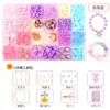 Juguetes para Niños con Cuentas Niñas Hechos a Mano Paquete de Materiales DIY Joyería para Collar Pulsera de Niñas Usar Cuentas Rompecabezas