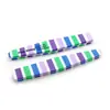 Nueva Herramienta Lima de Uñas de Esponja de Alta Elasticidad, Lima de Uñas de Doble Cara, Tira de Lijado para Dar Forma con Diseño Rayado, Lima Pulidora Profesional