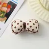 Tecido Enchimento de Algodão Xadrez Bordado Leopardo Fio Bolinha Laço Acessórios de Cabelo Grampo Acessórios DIY Meias de Bebê Decoração de Roupa