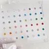 Flash Huizi Acero de Titanio Garra con Redondo Distintivo Hélice Hueso del Oído Clavo Luz de Lujo Oval Hélice del Oído Accesorios para el Oído Hélice del Oído Huizi