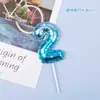 Vela de Decoración para Pastel del Día de San Valentín Coreana Ins 520 Globo Rosa Vela Digital Vela Rosa para Cumpleaños Adornos