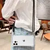 Funda de Teléfono con Correa Adecuada para 17 con Recortes en las Cuatro Esquinas, Anticaídas, Funda Protectora de Teléfono con Correa para Niñas, Funda Protectora Anticaídas 13