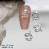 Joyería para uñas de Dragón Chino Año Nuevo Super Brillante con dragón de diamante decoración de uña de aleación Pequeños accesorios de diamante Brillo de Diamante