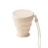 Taza de Agua Plegable Específica para Viajes, Silicona de Grado Alimenticio, Resistente a Altas Temperaturas, Camping al Aire Libre, Retráctil, Portátil, Taza para Enjuague Bucal