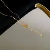 Corrente de Colar de Aço Inoxidável Banhada a Ouro Não Desbota, Adequada para Pingentes, Corrente Espinha de Cobra, Corrente Universal, Corrente de Suéter, Elo de Corrente