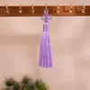 8cm Fleco de Borla de Tres Hojas Accesorios para Joyería DIY Colgante Estilo Antiguo Ropa Bolsita Tejida Borla Pequeña Venta al por Mayor
