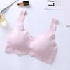 Sutiã japonês de uma peça sem rastros, sutiã sem aço, sutiã esportivo feminino respirável, sutiã para dormir