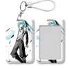 Suporte de Cartão Anime Fofo Rei Rimuru Porta-Cartão de Identificação Conjunto de Armazenamento Cartão de Refeição Estudantil Cartão de Acesso Porta-Cartão de Ônibus