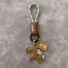 Cuero de Vaca Creativo y Exquisito Simple Regalo para Pareja Lindo Colgante de Bolso Llavero para Llaves del Coche