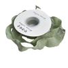Bolsa de Lino de 2.5 cm de Grado Superior Hilo de Cola de Pez Borde Plisado Textura de Cinta Volante Floral Cinta para Hornear Pastel
