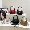 Bolso Cruzado de Hombro Único con Textura Estilo Francés para Mujer, Nuevo Primavera 2025, Bolso de Mano de Moda, Cartera de Cadena Cruzada para Mujer