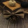 Gravata borboleta clássica de cor sólida estilo coreano casual noivo casamento feminino laço padrinho casamento palco caramelo vinho vermelho
