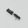 Interruptor de alavanca de patch seletor lateral interruptor deslizante MSK-12D18 3 pinos 2 posições microinterruptor parcial de três pinos