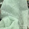 Tecido Jacquard Renda em Estoque, Tecido para Vestido e Casaco Transparente, Fabricante de Renda para Bonecas