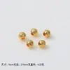 Cor Dourado Brilhante Liga Preserva Cor Contas Espaçadoras Conector Artesanal DIY Pulseira Colar Pingente Material para Joias Acessórios Atacado