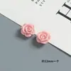 Accesorios de Resina de Rosa Artificial Coloridos de 12 mm Material para Manualidades Pegamento de Crema Funda de Teléfono Celular Agujero Zapato Pasador de Pelo Joyería