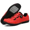 Zapatillas de ciclismo de estilo transfronterizo con candado, suela dura, para hombre y mujer, para ciclismo de carretera