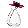 Frasco Vazio para Aromaterapia com Difusor de Rattan, Frasco de Vidro sem Chama, Frasco Difusor de Fragrância, Decoração de Banheiro de Hotel e Casa, Qualidade de Cristal