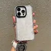 Funda de Teléfono Minimalista con Flor de Línea para iPhone 16, Funda de Teléfono Estilo Coreano, Cubierta Protectora con Marco Negro para Apple 17