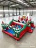 Castelo Inflável Grande para Exterior com Combinação de Escorregador Parque de Diversões Infantil Trampolim Casa de Pular com Escorregador Playground Comercial