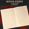 Caderno de Couro Macio A5 Livro Simples de Atas de Reunião para Negócios Caderno de Escritório de Alta Qualidade Livro de Registro de Trabalho e Estudo
