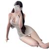 Lencería sexy para mujer, uniforme sexy, camisón seductor, pasión caliente, cama libre, traje de entrepierna abierta 2060